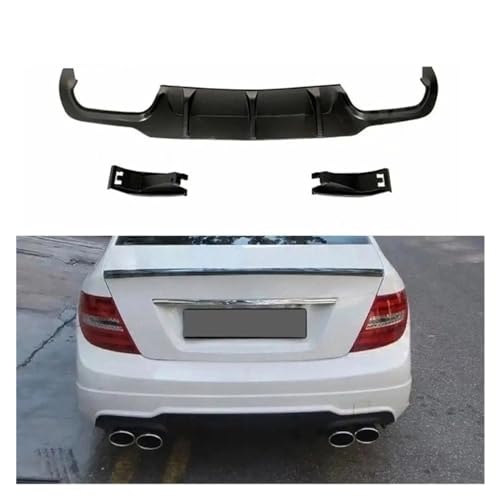 Parachoques trasero Mercedes W204 C63 AMG con difusor de carbono OZCCH de alta gama para 2012-2014 2
