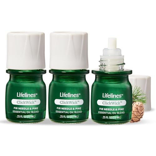 ClickWick Essential Oil Blends for Lifelines Diffusers, 3-Pack Walk in