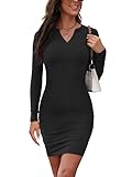 ✿ Stoffe: Das Basic Rüschen Minikleid ist super weich, niedlich, warm, hoch dehnbar und nicht durchsichtig.