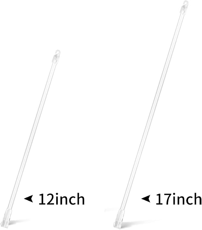 Varilla Transparente para Persianas Verticales 2 piezas 17" miniatura 9