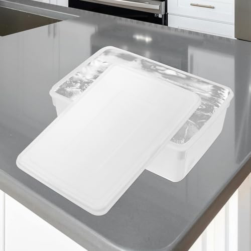 Bandeja para cubos de hielo grande con tapa 5L plástico miniatura 7