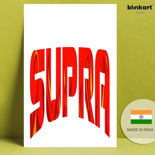 Image of BLINKART Toyota SupraCar Posters Sticker Gift Items for Boys Room Wall Decor || Comes with Double-Sided Tape|| Decoration Bedroom Living Room Office Studio Decor | 12x18 In (A3) - CAR-271
