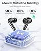 Wireless Earbuds, Bluetooth 5.4 Headphones Bass Stereo, Ear Buds with Noise Cancelling Mic, LED Display in Ear Earphones Clear Calls, IP7 Waterproof Bluetooth Earbuds for Laptop/Phones/Sports, Black #3