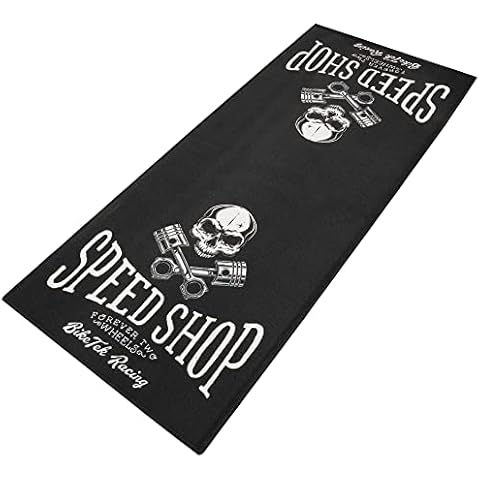 BikeTek Series 7 Motorcycle Workshop Pit Garage Mat Speed Shop 190 x 80 cm Cover