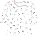TupTam Baby Mädchen Langarmshirt Gestreift 5er Set, Farbe: Blätter Blumen Herzchen Puderrosa Hellbeige, Größe: 80