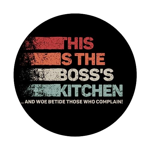 This is the boss's kitchen and woe betide those who complain PopSockets Swappable PopGrip, Black - Image 3