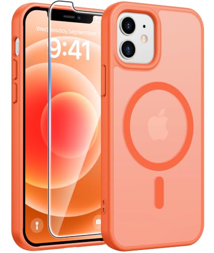 Image of FNTCASE for iPhone 12 / 12 Pro Case, with Screen Protector, Fit for Magsafe