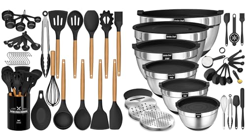 Set de Utensilios y Tazones para Cocina 33 y 26 Piezas miniatura 1