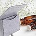 FOMIYES 4pcs Portable Storage Bag Travel Organizer for Six Bottles Compact Felt Pouch for Essential Oils for Home and Outdoor Use