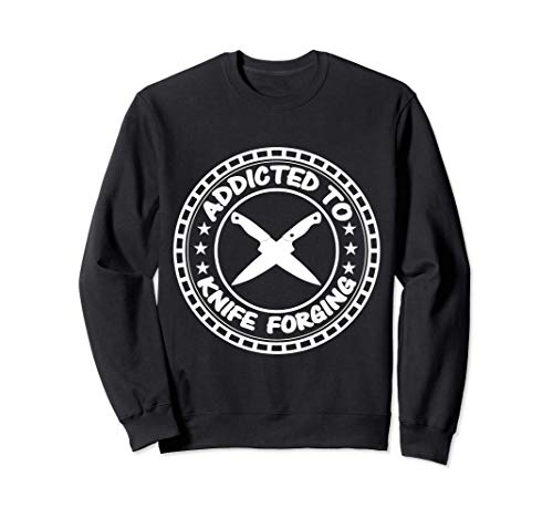 Couteaux Cadeaux Couteaux Forgeron Forgeron Forgé au Feu Sweatshirt