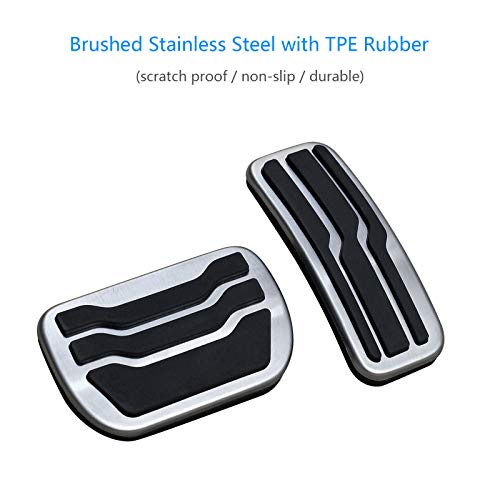 Gas Brake Pedal Pad Cover Accessories Compatible With 2013-2020 Ford Fusion Lincoln Mkz #TOP2