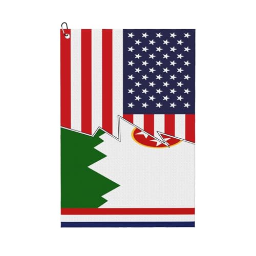 NAZIIQW Flag of Gatlinburg, Tennessee and America Golf