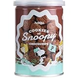 北陸製菓 hokka スヌーピー(Snoopy)丸缶チョコチップ 90g