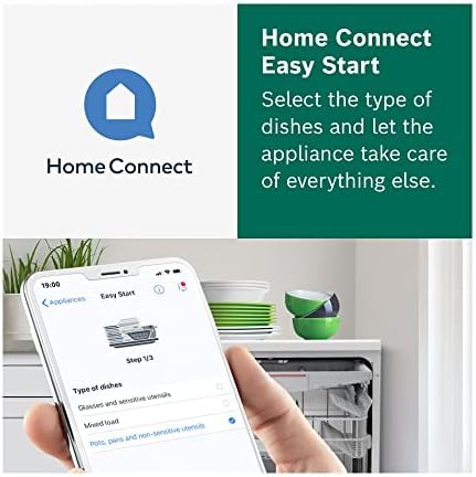 Bosch SMS4HCW40G Serie 4 Freestanding Dishwasher with 14 place settings, Home Connect, ExtraDry, VarioDrawer, Flex baskets, DosageAssist, 60cm, White