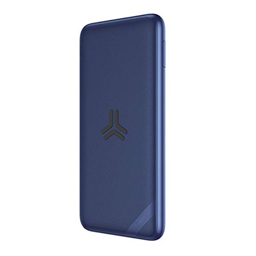 MYYING ELE Qi Wireless Charger 10000mah,Power Bank Battery Charger Pad External Battery Pack with Hidden Bracket,Compatible with iPhone Samsung Huawei and More Devices, Blue
