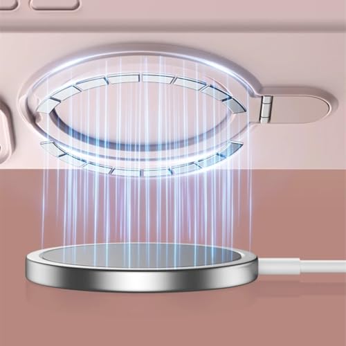 Coque silicone iPhone 15 Pro support invisible chargeur Magsafe