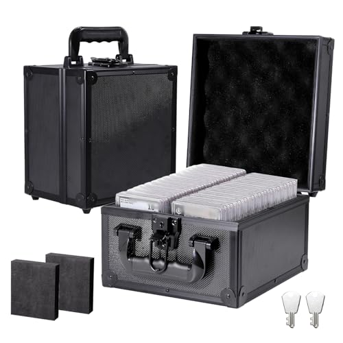 iDiskk Graded Card Storage Box:trading card storage Box Top Loaders Storage Box PSA card slab case for Sports Cards & Trading Cards