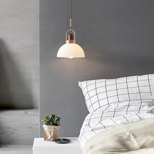 Lustre de chevet LED suspension moderne en verre pour bar et hôtel 30cm - 4