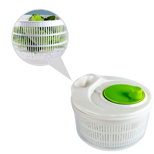 HEMOTON Spinner Keeper Alface Spinner Lavadora de Vegetais Secadora Com Saladeira Grande Peneira de