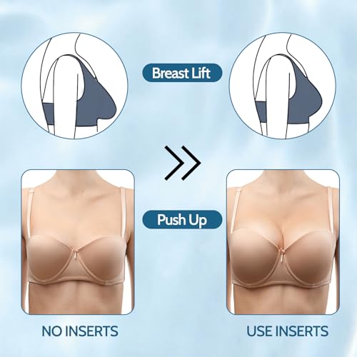 Image of Nimiah Waterproof Bathing Suit Inserts, Push up Padding for Swimsuit Tops