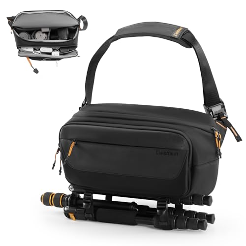 Bolso bandolera para cámara DSLR compacto Cwatcun