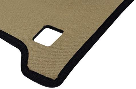 Custom Fit Dashboard Black Center Console Cover Dash Mat Protector Sunshield Cover for 2018 2019 Toyota Camry