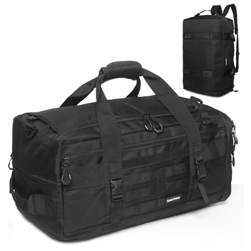 Suweir Sporttasche Herren 55L Reisetasche Damen mit Schuhfach Nassfach Wasserdicht Weekender Travel Gym Bag mit Rucksack Groß Schwimmtasche Badetasche für Reisen, Fitness, Sport, Camping (Schwarz) Suweir Sporttasche Herren 55L Reisetasche Damen mit Schuhfach Nassfach Wasserdicht Weekender Travel Gym Bag mit Rucksack Groß Schwimmtasche Badetasche für Reisen, Fitness, Sport, Camping (Schwarz)