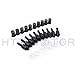 XKMT GROUP Motorcycle Wellnut Bolt Kit - Windscreen Fairing Spikes - Black - Honda CBR 600rr 1000rr, Suzuki GSXR 600 750 1000, Yamaha R1 R6 R6s, Kawasaki ZX6R ZX9R ZX10R ZX12R