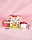 BIO Frucht Snack für Kinder: 6x15g Erdbeeren Gefriergetrocknet BIO – Gefriergetrocknete Früchte – Getrocknete Früchte – Kleine Racker von NutriPur