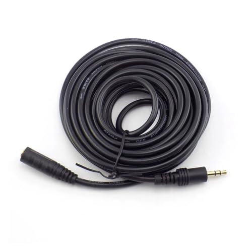 Cable alargador de audio jack 3.5mm macho a hembra de 10 metros para TV y PC 5