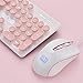 QFERW Teclado Teclado Kit de Mouse con Cable Steampunk Vintage Gaming con...