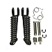 TCMT Black Front Footrest Foot Pegs Fit for Yamaha YZF R1 1998-2023 R1S R1M 2015-2023 YZF R6 1999-2020 YZF R6S 2003-2009