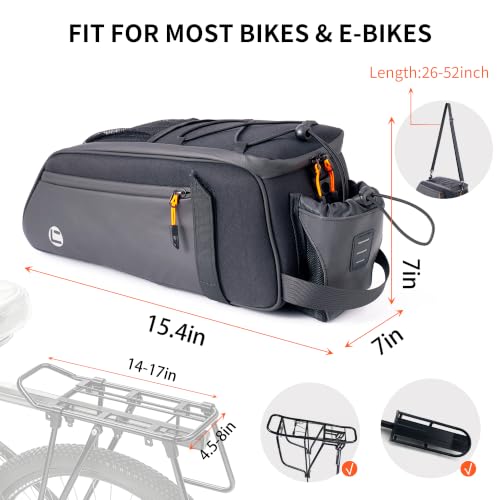 Kinetrail 10L Waterproof 3-in-1 Bike Bag