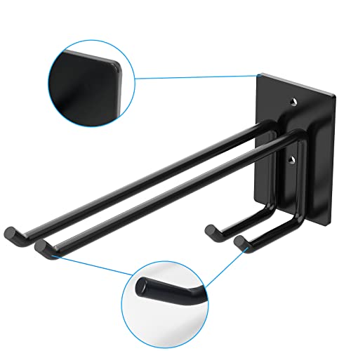 Glensam Ski Storage Rack With Ski Poles Storage Rack Wall Mount Heavy Duty Metal, Holds 2 Pairs Pairs Of Skis & Skiing Poles Or Snowboard, For Garage Storage, Home Indoor Hold Up To 100 Lbs #TOP2