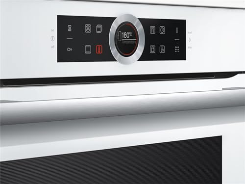 Bosch Backofen HBG675BW1 Serie 8 – Einbauherd mit Automatikprogrammen