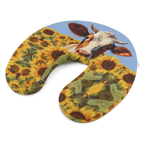 Almohada de viaje con espuma de memoria U miniatura 6