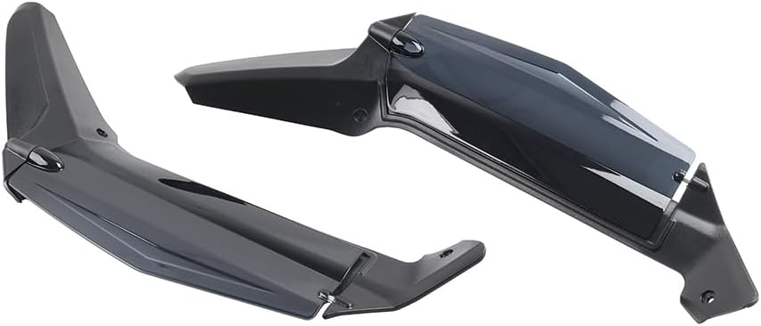 Chcuuk1 Motorcycle Wind Shield Windshield Deflectors Black ABS for GL1800 Gold Wing 18-2023 1 Pai