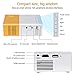 Mini Projector, Meer Portable Pico Full Color LED LCD Video Projector for Children Present, Video TV Movie, Party Game, Outdoor Entertainment with HDMI USB AV Interfaces and Remote Control