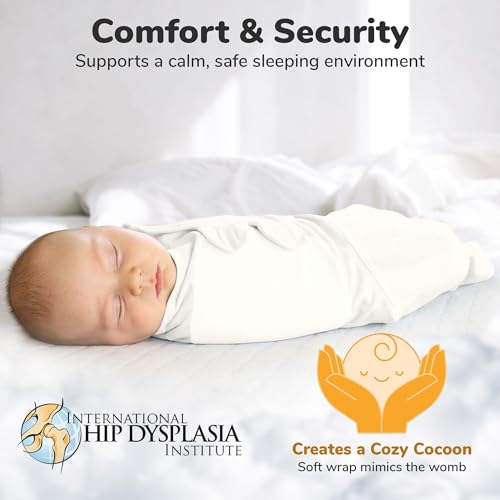 Image of Mama Cheetah Baby Swaddle Sack, Organic Cotton Swaddle Blanket, Adjustable Swaddling Sleep Sacks, Easy Swaddles for Boy Girl 3-6 Months, Baby Essentials, 4-Pack