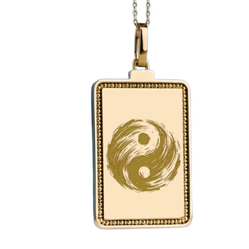 Collier Yin Yang hypoallergénique en argent 925, fini les bijoux ternes qui irritent la peau