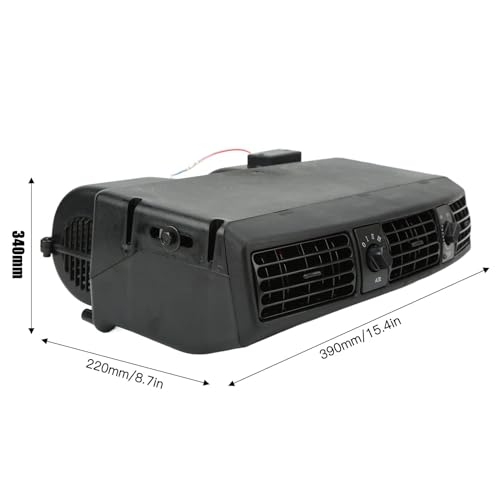 Aire Acondicionado Universal Underdash 360CFM Conjunto de Aire Acondicionado para RV Van - Compresor Y Condensador No Incluidos (12V)
