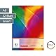 BRUNNEN Schulheft | A6, Lineatur 51, 32 Blatt, mehrfarbig