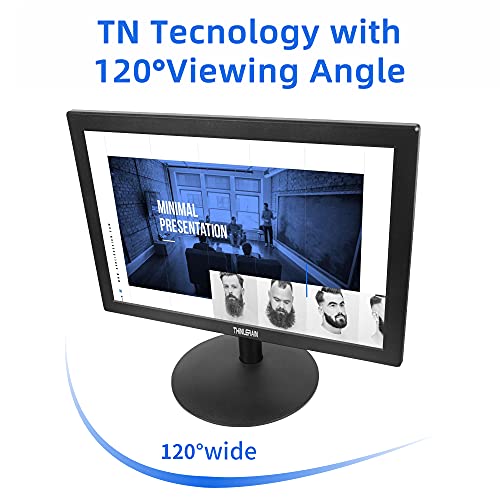 Thinlerain 15 Inch Pc Monitor Desktop Monitor With 1440×900, Small Monitor With 16:10 Led Monitor, Tft Panel, 60 Hz, 5Ms, Vga, Hdmi, Built-In Speakers #TOP2