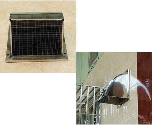 Grille de ventilation carrée 14" inox pour toit extérieur