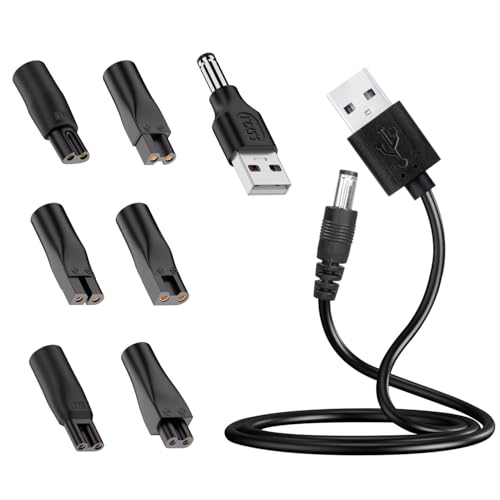 Amazon.co.jp: 7個の電源コード5V交換用充電器USBアダプターセット