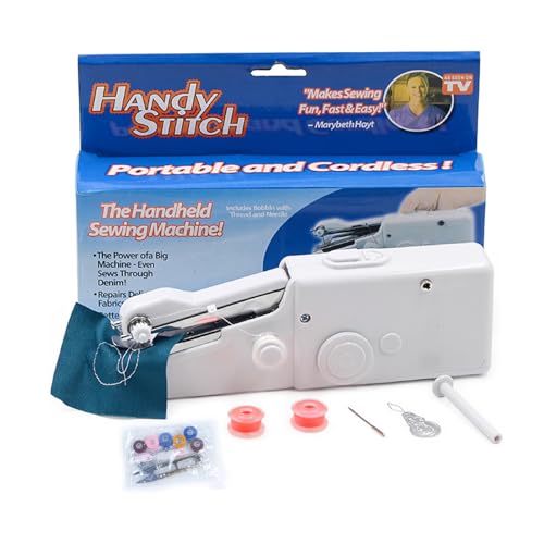 Mini machine à coudre portable sans fil pour débutants et réparations - 2