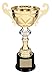 Decade Awards Cup Trophy | Gold - Silver Metal Cup Corporate Award | 11.5 Inch Tall - Free Engraved Plate on Request