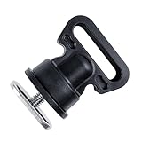 drburpily Amarres verticales para montaje en riel, complemento para accesorios de pesca en kayak, cuerpo de nailon duradero, multiusos con cuerdas elásticas, amarres para montaje