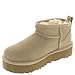 UGG Unisex-Child Classic Ultra Mini Platform Boot, Sand, 1 Little Kid