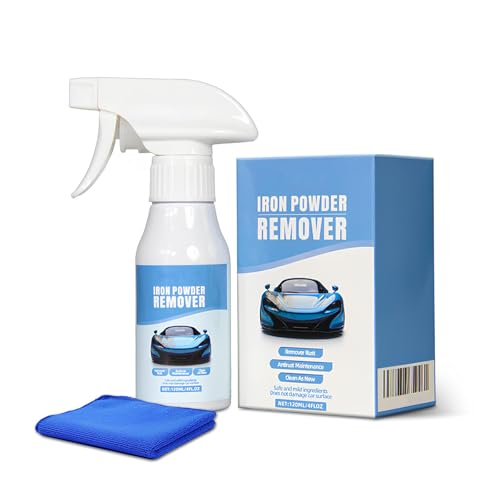 SQZRAN 2pcs Rust Iron Powder Remover Heavy-Duty Corrosion Remover for Metal Tools Cars Bikes